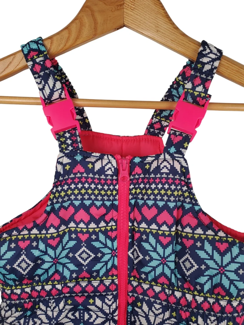Carter's Fair Isle Snow Bib Overalls 2T #350